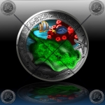 3 EVRO AVSTRIJA 2024 (MARINE LIFE - Jamaika Stechrochen) UNC